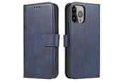 Mobiel - Covers & Cases - Hurtel Magnet Case for Samsung Galaxy S23 Ultra Cover with Flip Wallet Stand Blue - 5907769351105