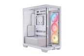 DUTZO & Corsair 3500X RSR ARGB White - Case - Miditower - Wit