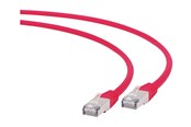 Netwerk - kabel - Gembird Cablexpert patch cable - 1 m - red - Rood - 1m - PP6A-LSZHCU-R-1M