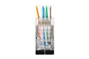 Netwerk - kabel - Lanberg network connector - Zilver - PLS-6000EZ