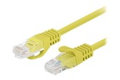Netwerk - kabel - Lanberg patch cable - 50 cm - yellow RAL 1016 - Geel - 0.5m - PCU6-20CC-0050-Y