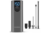 Fietsaccessoires - Rockbros 42720001001 Electric Bike Pump with LED Display + USB-C - USB-A Cable - Black - 42720001001