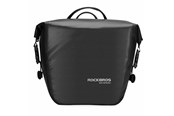 Fietsaccessoires - Rockbros AS-003-1BK waterproof bicycle bag with shoulder strap front/rear mounting 10-14l - black - AS-003-1BK