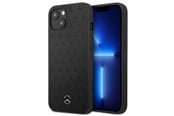 Mobiel - Covers & Cases - Mercedes Leather Stars Pattern Case for iPhone 13 mini - Black - 3666339020576
