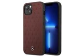 Mobiel - Covers & Cases - Mercedes Leather Stars Pattern Case for iPhone 13 mini - Red - 3666339020613