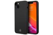 Mobiel - Covers & Cases - Mercedes Silicone Line MagSafe Case for iPhone 14 Plus - Black - 3666339083649
