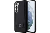 Mobiel - Covers & Cases - Mercedes Leather Urban Case for Samsung Galaxy S23 - Black - 3666339113391