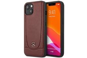 Mobiel - Covers & Cases - Mercedes Leather Urban Bengale Case for iPhone 15 - Red - 3666339171827