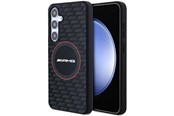Mobiel - Covers & Cases - Mercedes AMG Silicone Carbon Pattern MagSafe Case for Samsung Galaxy S24+ - Black - 3666339241735