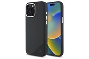Mobiel - Covers & Cases - Mercedes MEHMP16L23SUGDK iPhone 16 Pro 6.3" Black/Black Hardcase Silicone Tonal Logo Wood Pattern MagSafe - 3666339326982