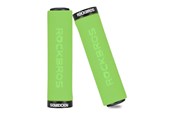 Fietsaccessoires - Rockbros BT1001GNBK sponge bicycle handlebar grips - green and black - BT1001GNBK