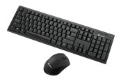 Toetsenbord - Sandberg Wireless Office DesktopSet - Keyboard and mouse set - ANSI - Zwart - 631-23