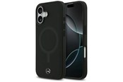 Mobiel - Covers & Cases - Mercedes Plain Smooth Leather MagSafe Case for iPhone 17 - Black - 3666339568481