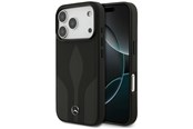 Mobiel - Covers & Cases - Mercedes Leather The Move MagSafe Case for iPhone 17 Pro - Black - 3666339506681
