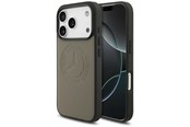 Mobiel - Covers & Cases - Mercedes Leather Vintage MagSafe Logo Case for iPhone 17 Pro - Beige - 3666339508111