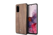 Mobiel - Covers & Cases - Mercedes Wood Line Walnut Case for Samsung Galaxy S20 - Brown - 3700740473627