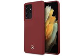 Mobiel - Covers & Cases - Mercedes Silicone Line Case for Samsung Galaxy S21 Ultra - Red - 3700740497913