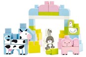Speelgoed voor baby's - Ecoiffier 50 pieces Farm Animals Barrel - 7880