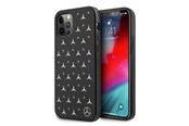 Mobiel - Covers & Cases - Mercedes Silver Stars Pattern Case for iPhone 12 Pro Max - Black - 3666339012748