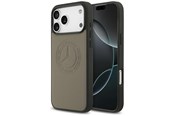 Mobiel - Covers & Cases - Mercedes Leather Vintage MagSafe Logo Case for iPhone 17 Pro Max - Beige - 3666339508128
