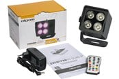 Muziekinstrumenten en DJ-apparatuur - Algam Lighting 4 x 4W RGB+WW Par LED op batterij - IP65 - LAL EVENTPAR44-QUAD-IP