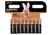 Batterij - DURACELL Plus AA (16-Pack) - 3204