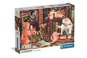 Puzzels - Clementoni Puzzle 1000 Pcs CB Curious Whiskers - 37107