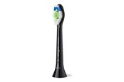 Elektrische tandenborstel - Philips Tandenborstelkoppen Sonicare W2 Optimal White HX6068 - replacement brushhead - black - HX6068/88