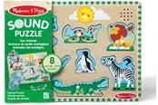 Puzzels - Melissa & Doug Sound Puzzle Zoo Animals - 6074882