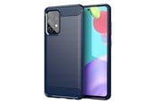 Mobiel - Covers & Cases - Hurtel Carbon Case Flexible Cover TPU Case for Samsung Galaxy A72 4G Blue - 5907769324741