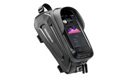 Mobiel - Overige accessoires - Rockbros B68-1 frame-mounted bicycle bag with phone pocket - 1.7L - Black - Rockbros-B68-1