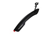 Bike Lights - Rockbros DNB8001 mudguard with red LED light - black - DNB8001BK