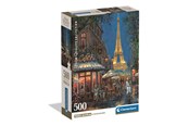 Puzzels - Clementoni Puzzle 500 Pcs CB High Quality Collection Night of the Eiffel Café - 35577