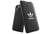 Mobiel - Covers & Cases - Adidas OR Booklet Case BASIC for iPhone 14 - Black & White - 8718846100069