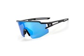 Fietsaccessoires - Rockbros Polarized Cycling Glasses with UV Protection and Corrective Insert Blue Lenses - Black - 8386824303803