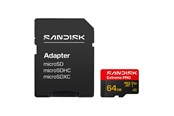 Geheugenkaart - SANDISK Extreme PRO microSD/SD - 200MB/s - 64GB - SDSQXCU-064G-GS6MA