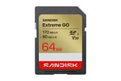Geheugenkaart - SANDISK Extreme GO SD - 170MB/s - 64GB - SDSDXGN-064G-GNCIN