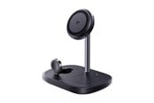 Mobiel - Adapters & Opladers - Baseus EnerFill FS41 3-in-1 Cooling Wireless Charger with EU Plug 45W and USB-C to USB-C Cable - Black - P10281904123-01