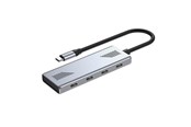 USB hub - Gembird 4-port USB-C 3.2 (Gen 2) Type-C hub USB hub - 4 - USB 3.2 - Grijs - UHB-CM-U310-C4-01