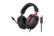 Headphones/Headsets - QCY Heroad VN200 Gaming Headphones - H7GM black red