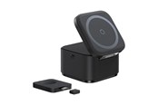Mobiel - Adapters & Opladers - Baseus MagPro 3in1 25W MagSafe Compatible Inductive Charger for Phone and Smartwatch - Black - P10264100123-01