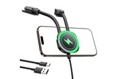 Mobiel - Adapters & Opladers - Baseus PrimeTrip C03sPro Car Holder for Dashboard with Adhesive Inductive Charger - Black - C0013B01