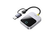 Mobiel - Overige accessoires - Baseus SafeJourney Series Wireless CarPlay Adapter - Gray - C10745100813-00