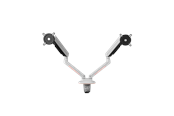 Monitorbevestiging - ONEFORALL Experience Gaming Monitor Arm - Dual - RGB - White - DM8220