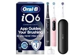 Elektrische tandenborstel - Oral-B Elektrische tandenborstel iO6 BlackLava/PinkSand Sens Duo + 1 Extra Refill - 8006530067508