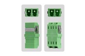 Netwerk - kabel - StarTech.com network coupler - green - Groen - DUPLEXLCAPCNOF