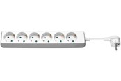 Voedingskabel (extern) - Pro 6-Way Power Strip 5 m white 5 m - 6x safety soc - 4040849388408