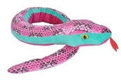 Plush - Wild Republic Plush Toy Snakes 137 cm Honeycomb Pink - 22185
