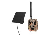 Actiecamera - DENVER WSL-8050 - Wildlife camera with 8MP CMOS 4G to connect to Trail cam go application and 5W solar panel - WSL-8050