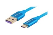 USB-kabel - Lanberg - USB-C cable - USB to USB-C - 1.8 m - CA-USBO-22CU-0018-BL